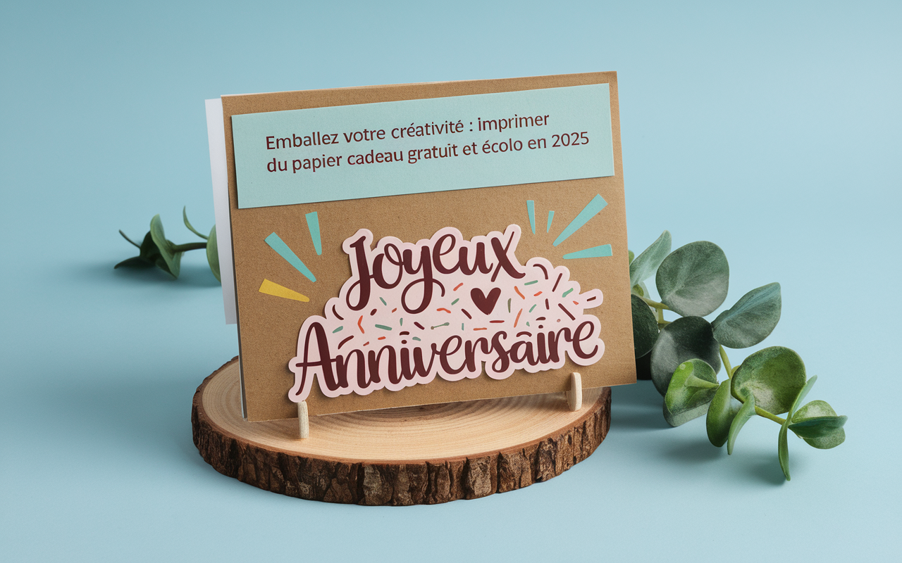 Emballez votre créativité : imprimer du papier cadeau gratuit et écolo en 2025